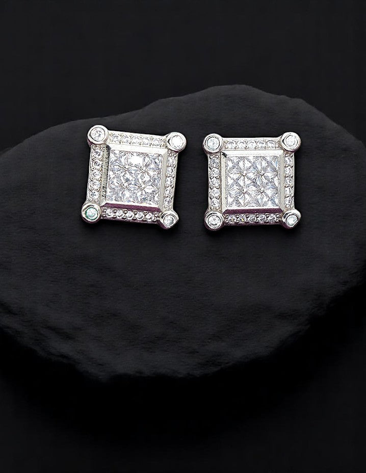 Designer Zirconia Stud Earrings