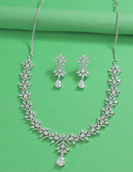 Designer Zirconia Elegance Necklace Set