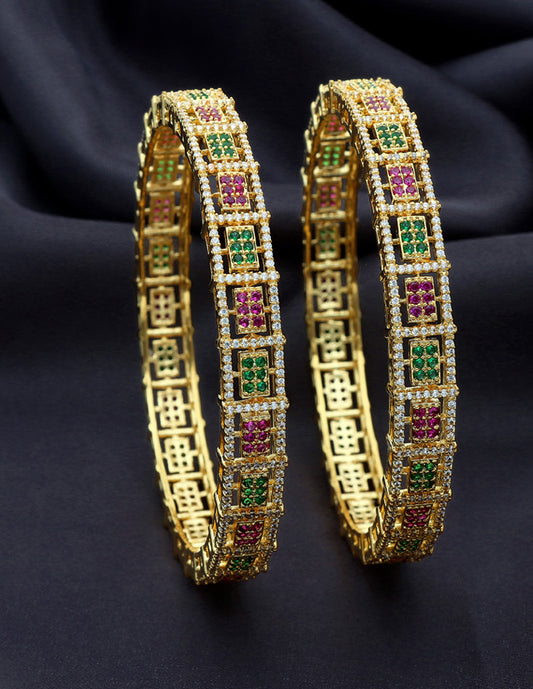 Designer Zirconia Bangles