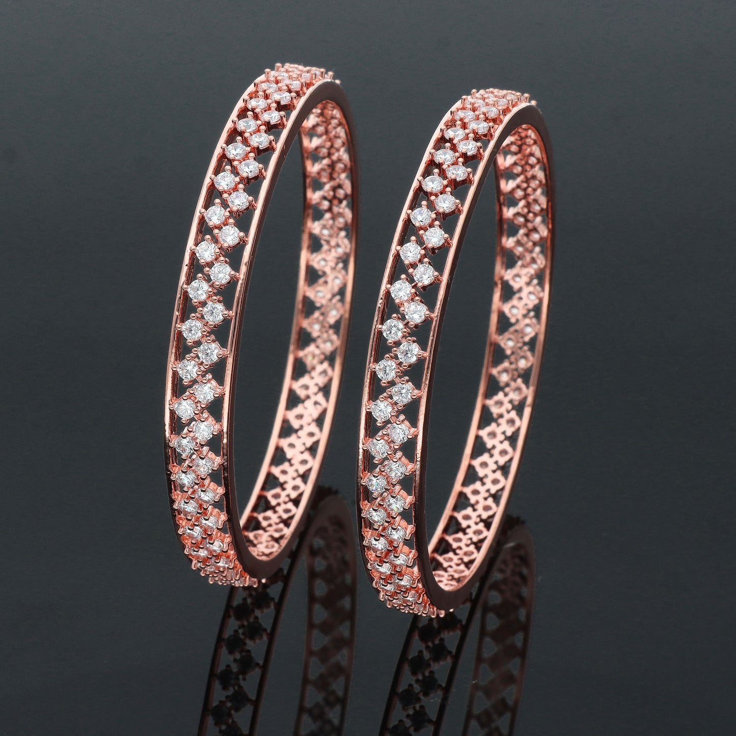 Zirconia Bangles ZBGL10829