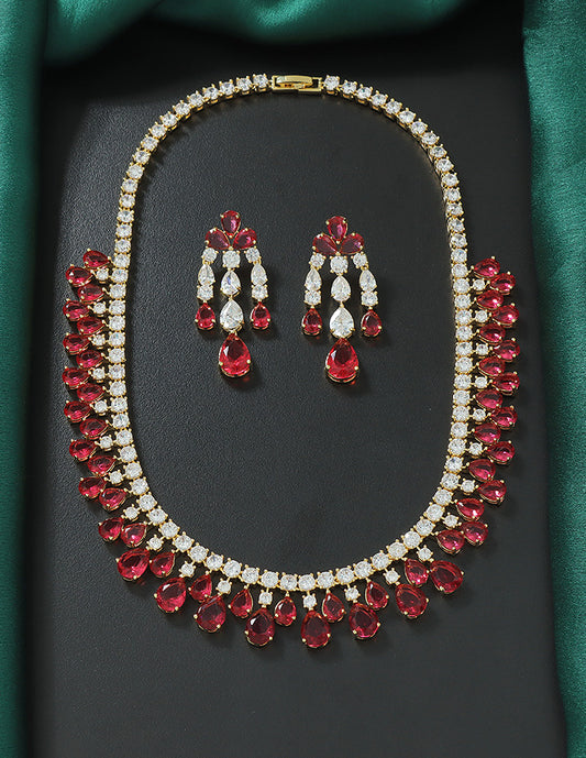 Designer Zirconia Elegance Necklace Set