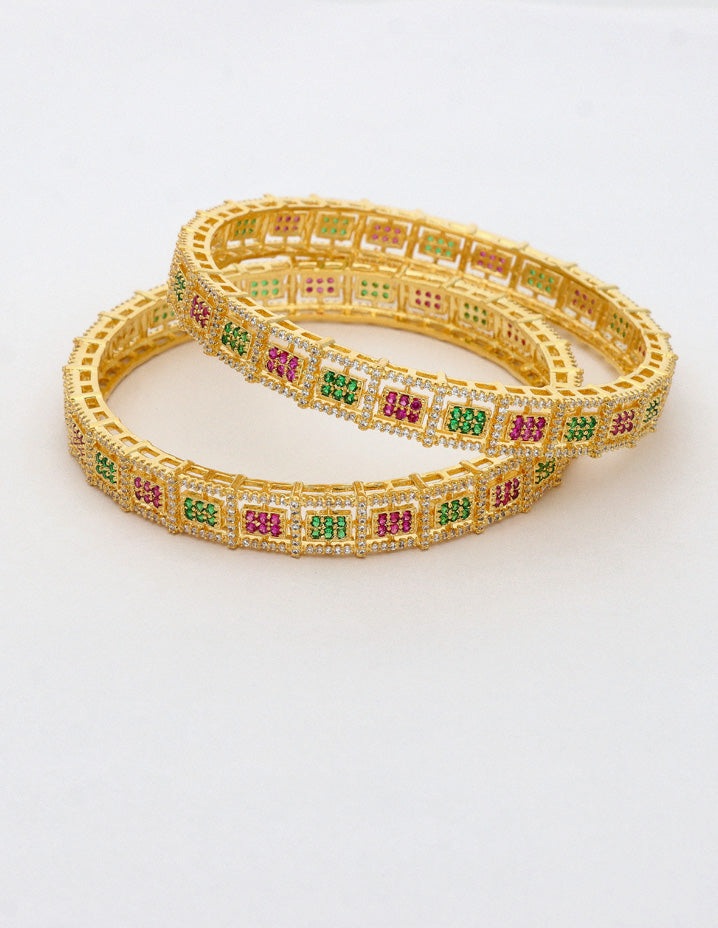Designer Zirconia Bangles