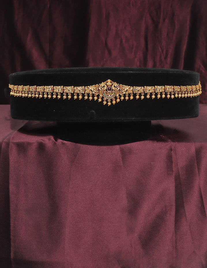 Designer Matt Kempu Chain Vaddanam