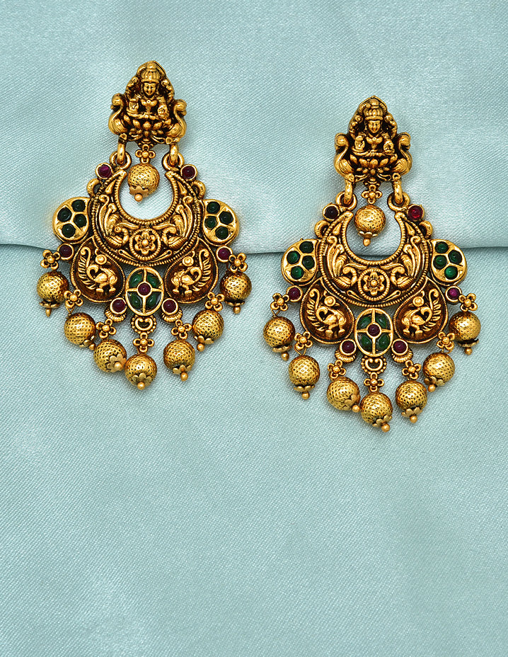 Antique Lakshmi Devi Necklace Set