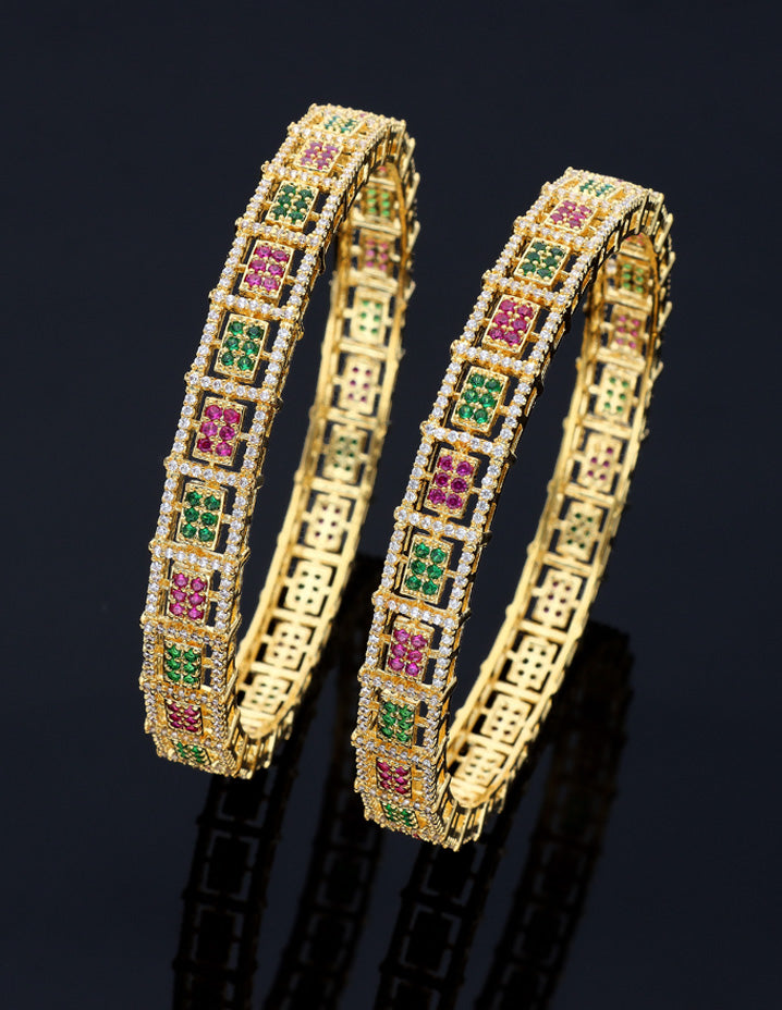 Designer Zirconia Bangles