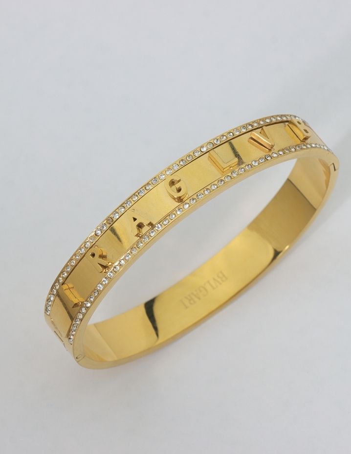 Designer Gold Polish Bracelet
