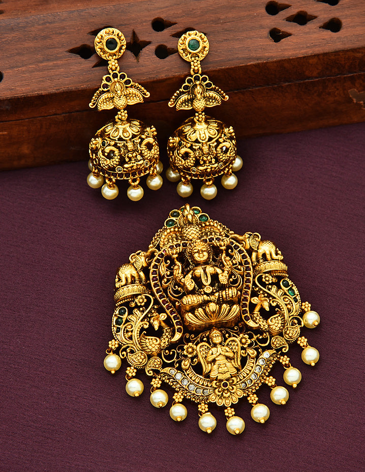 Lakshmi devi pendants gold 2025