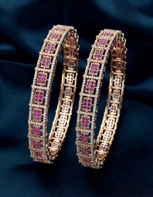 Designer Zirconia Bangles