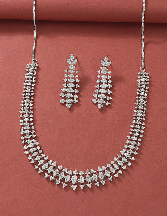 Designer Zirconia Elegance Necklace Set
