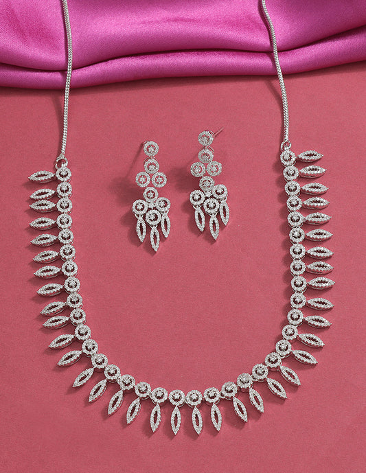 Designer Zirconia Elegance Necklace Set