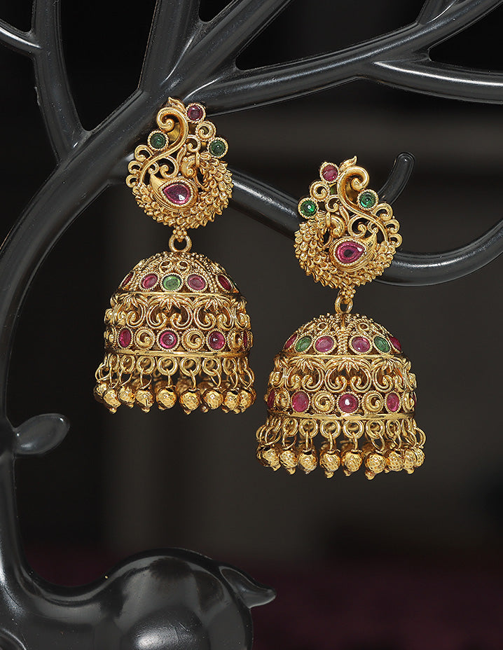 Designer Matt Kempu Jhumka Earrings