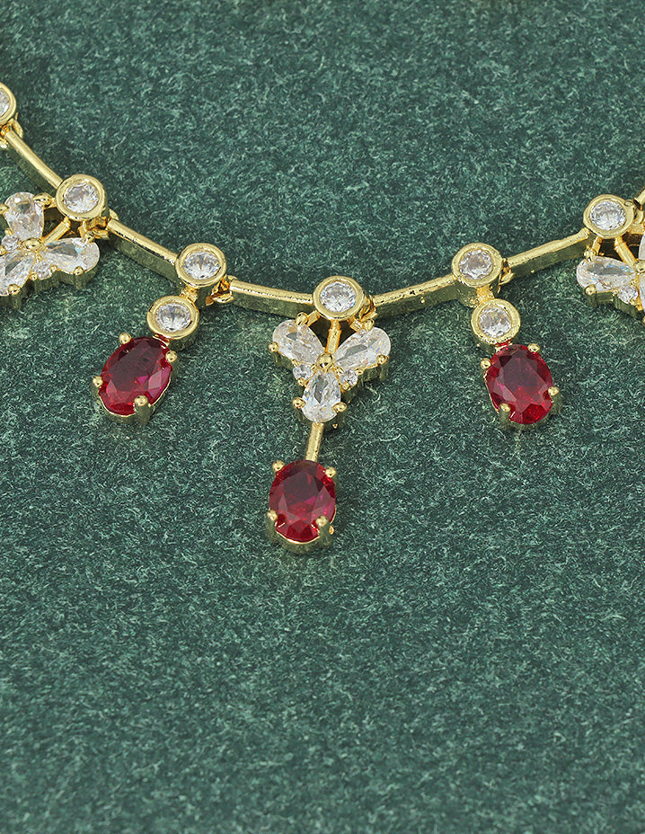 Designer Zirconia Elegance Necklace Set