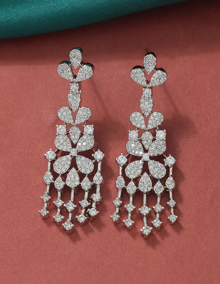 Designer Zirconia Crystal Elegance Necklace Set