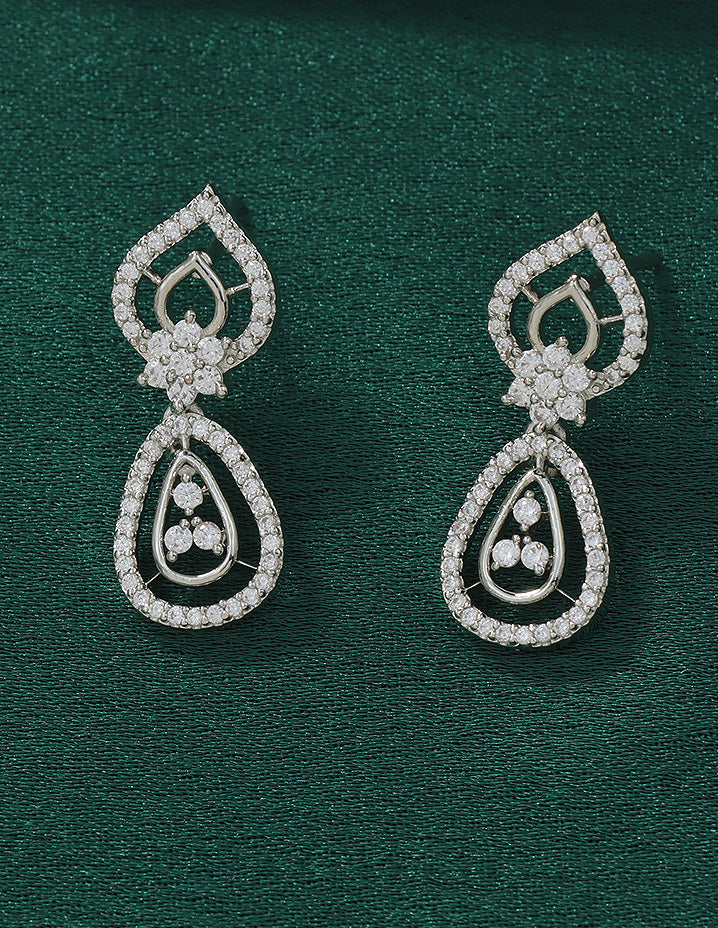 Designer Zirconia Crystal Elegance Necklace Set