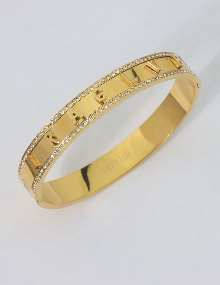 Designer Gold Polish Bracelet