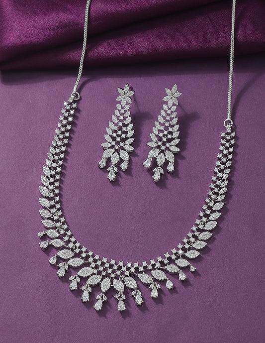 Designer Zirconia Elegance Necklace Set