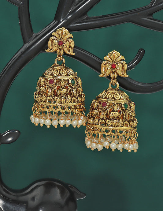 Designer Matt Kempu Jhumka Earrings