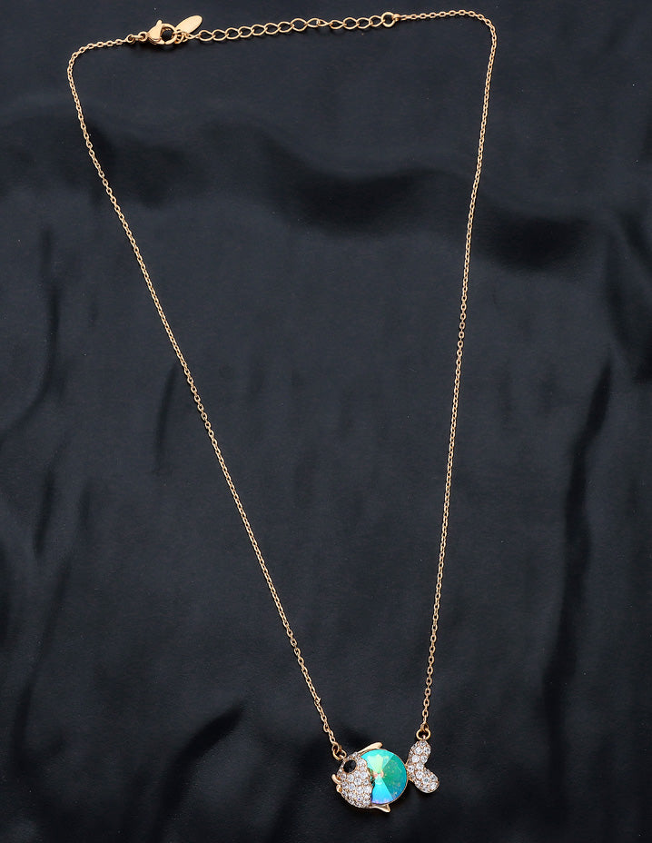 Swarovski Crystal Chain Pendant