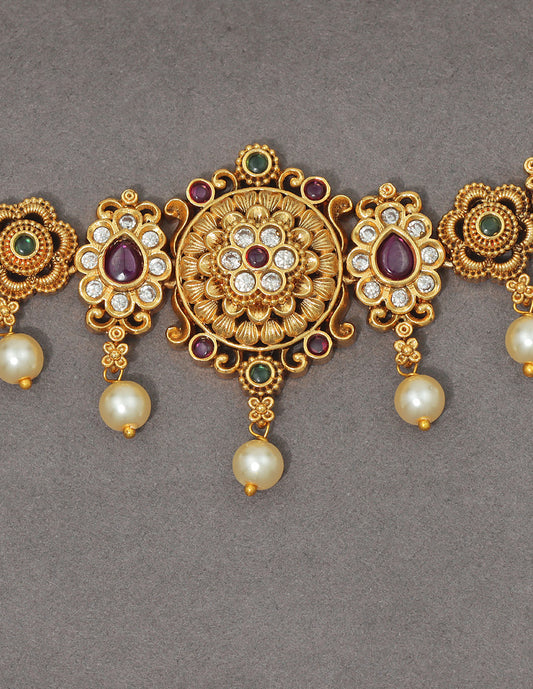 Designer Floral Chain Bajuband