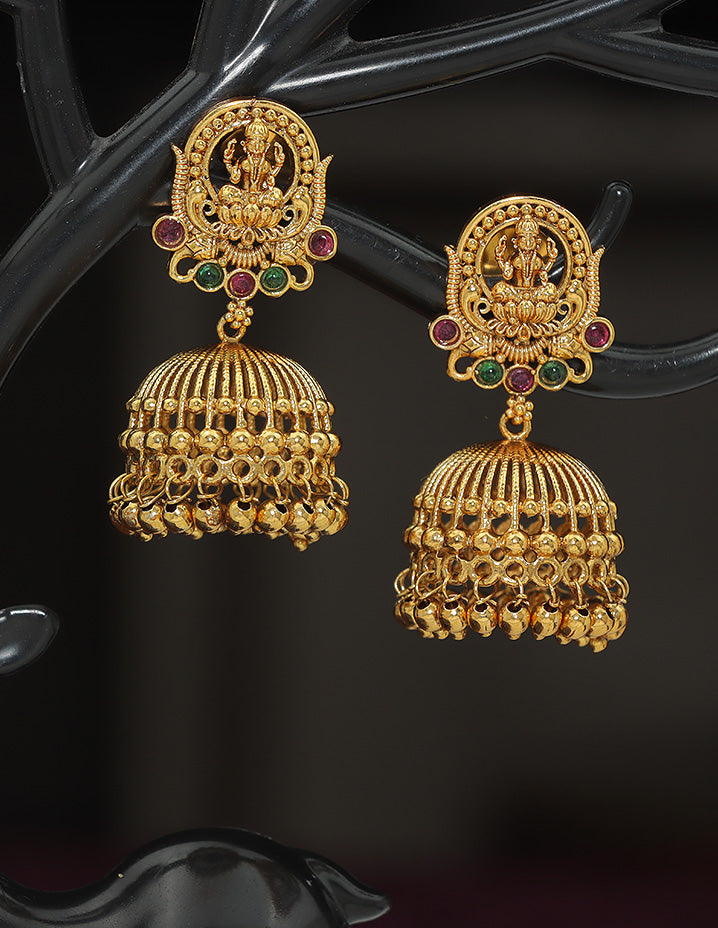 Designer Matt Kempu Jhumka Earrings