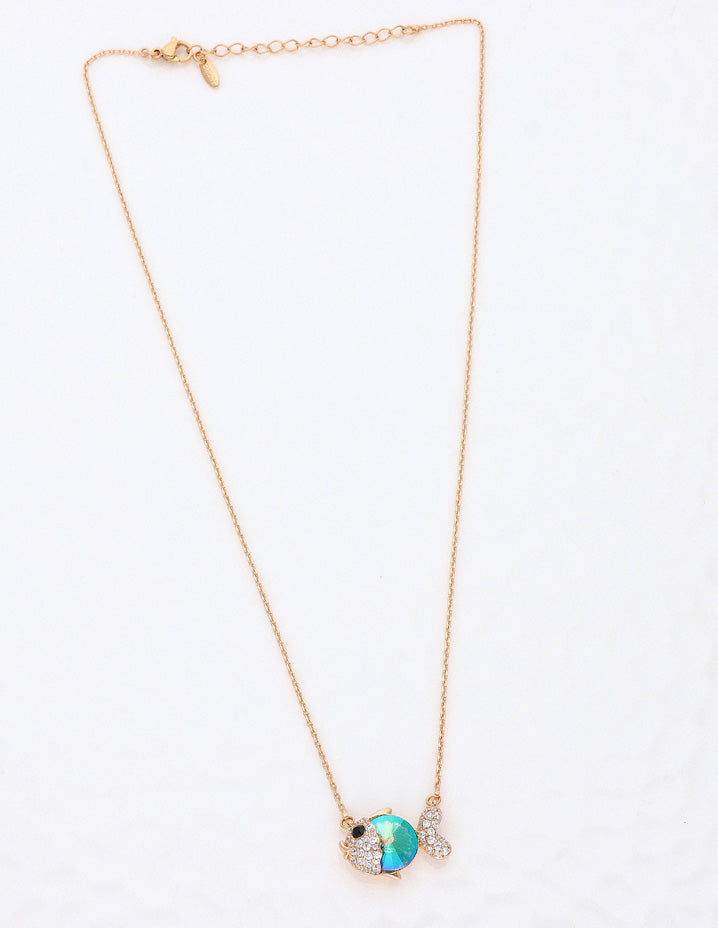 Swarovski Crystal Chain Pendant