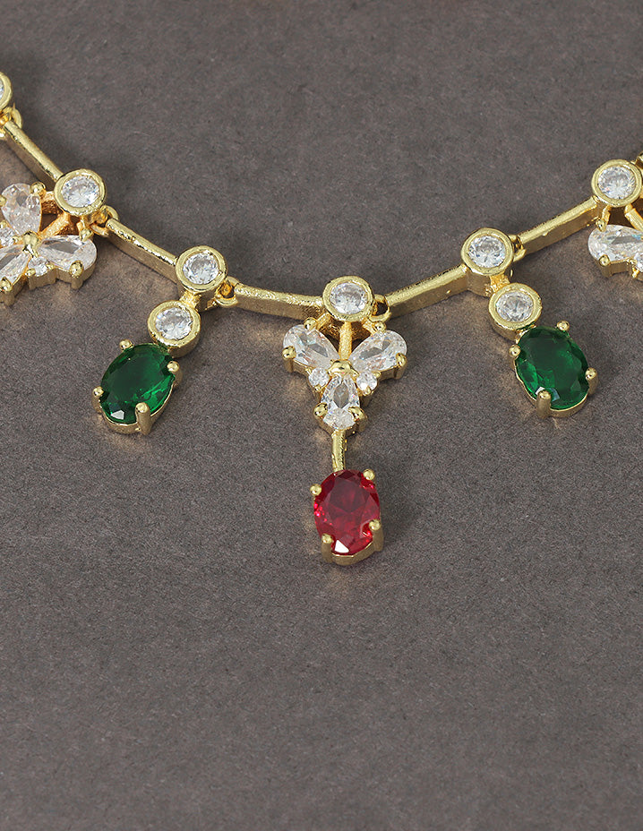 Designer Zirconia Elegance Necklace Set