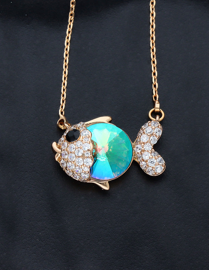 Swarovski Crystal Chain Pendant