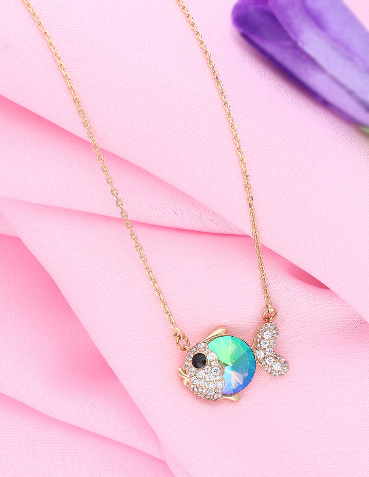 Swarovski Crystal Chain Pendant