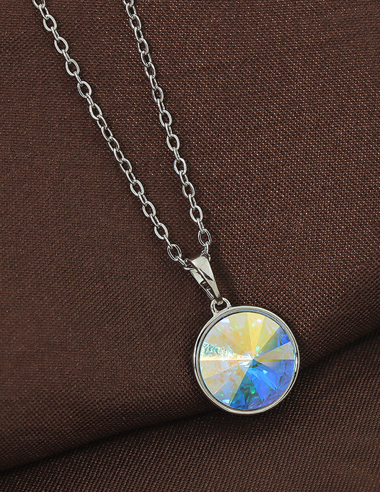 Swarovski Crystal Prism Bloom Chain Pendant