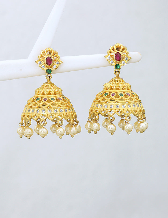 Matt Jhumka Earrings