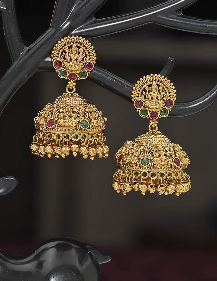 Designer Matt Kempu Jhumka Earrings