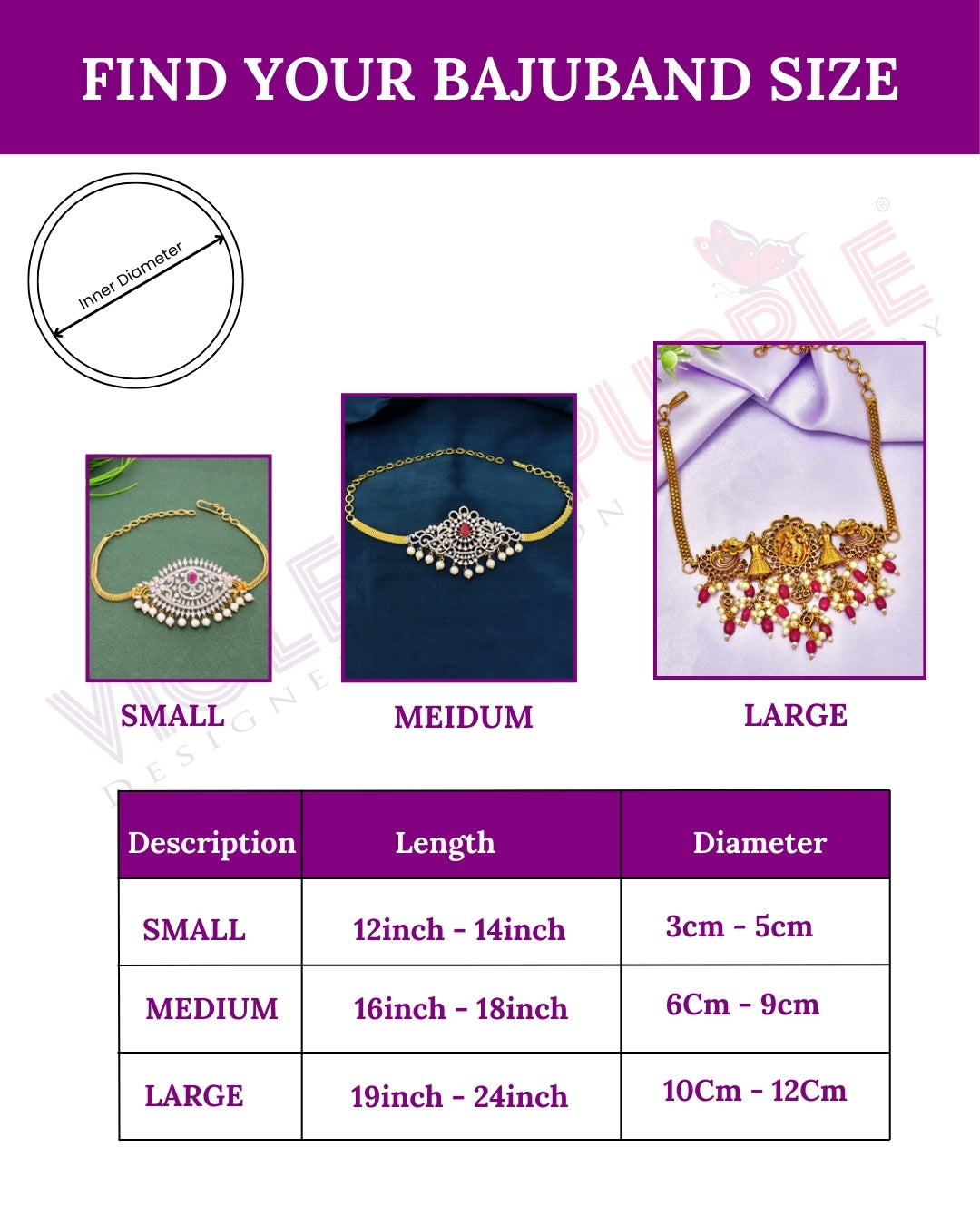 Designer Peacock Chain Bajuband