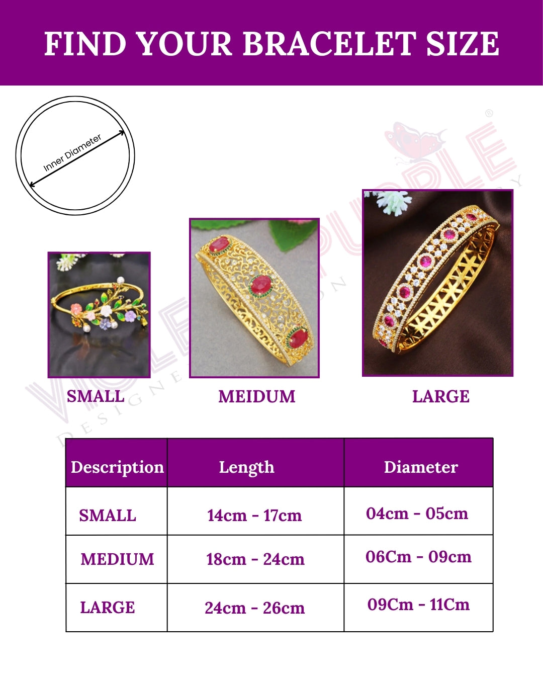 Designer Gold Polish Zirconia Chain Bracelet