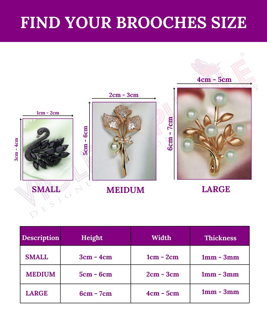 Zircon Pink Stone Saree Pin