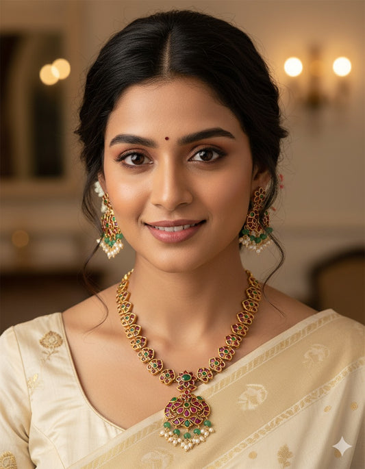 Designer Matt Kempu Necklace Set