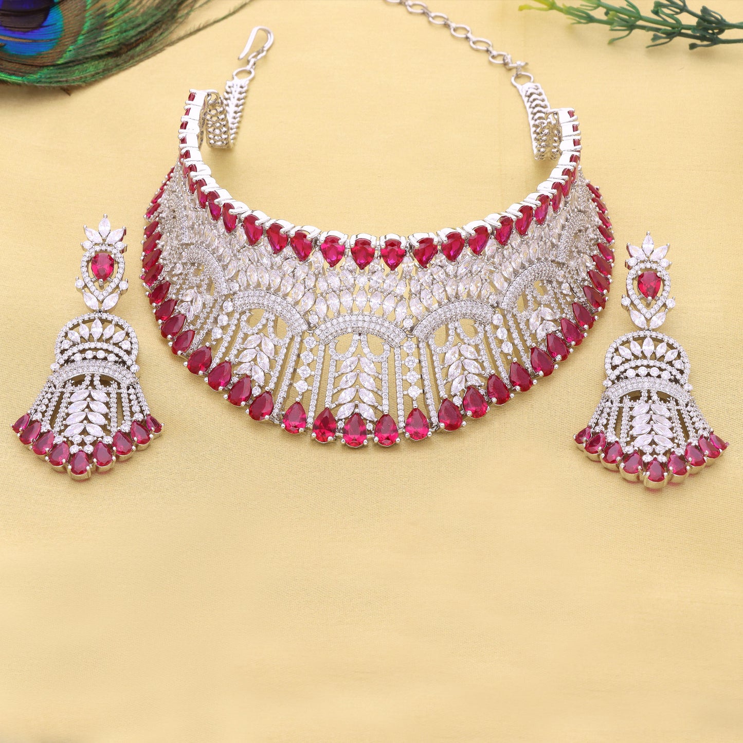 Zirconia Choker Set