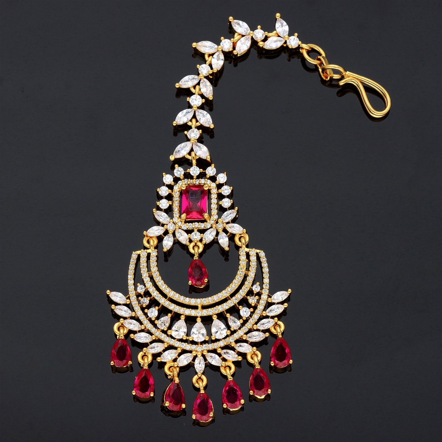 Zirconia Maang Tikka