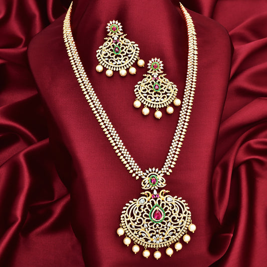 Designer Gold Zirconia Long Haar