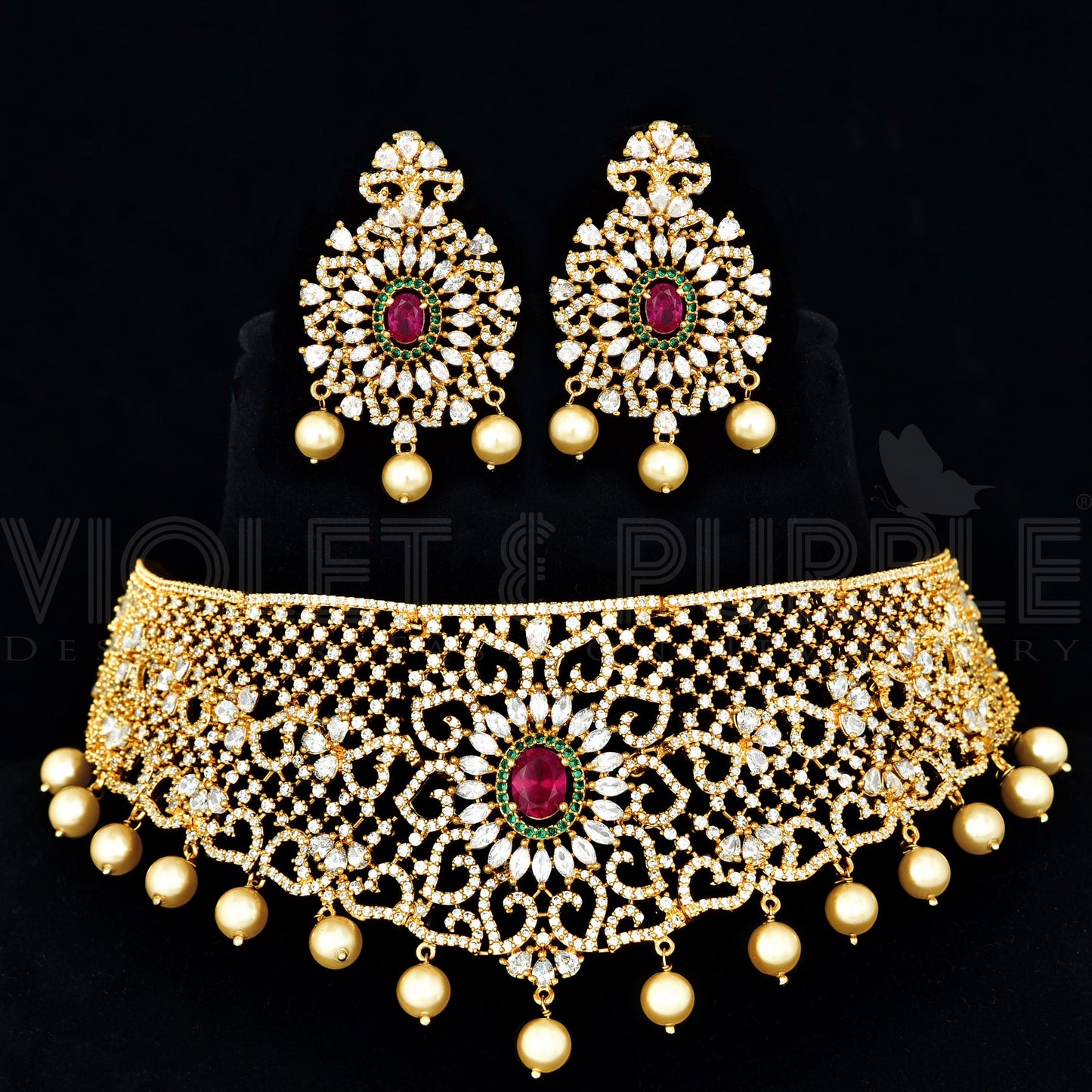 Zirconia Choker Set