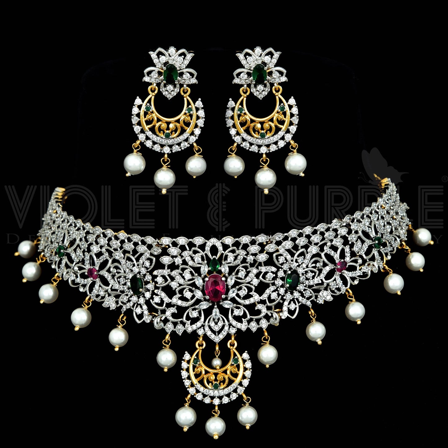 Zirconia Choker Set