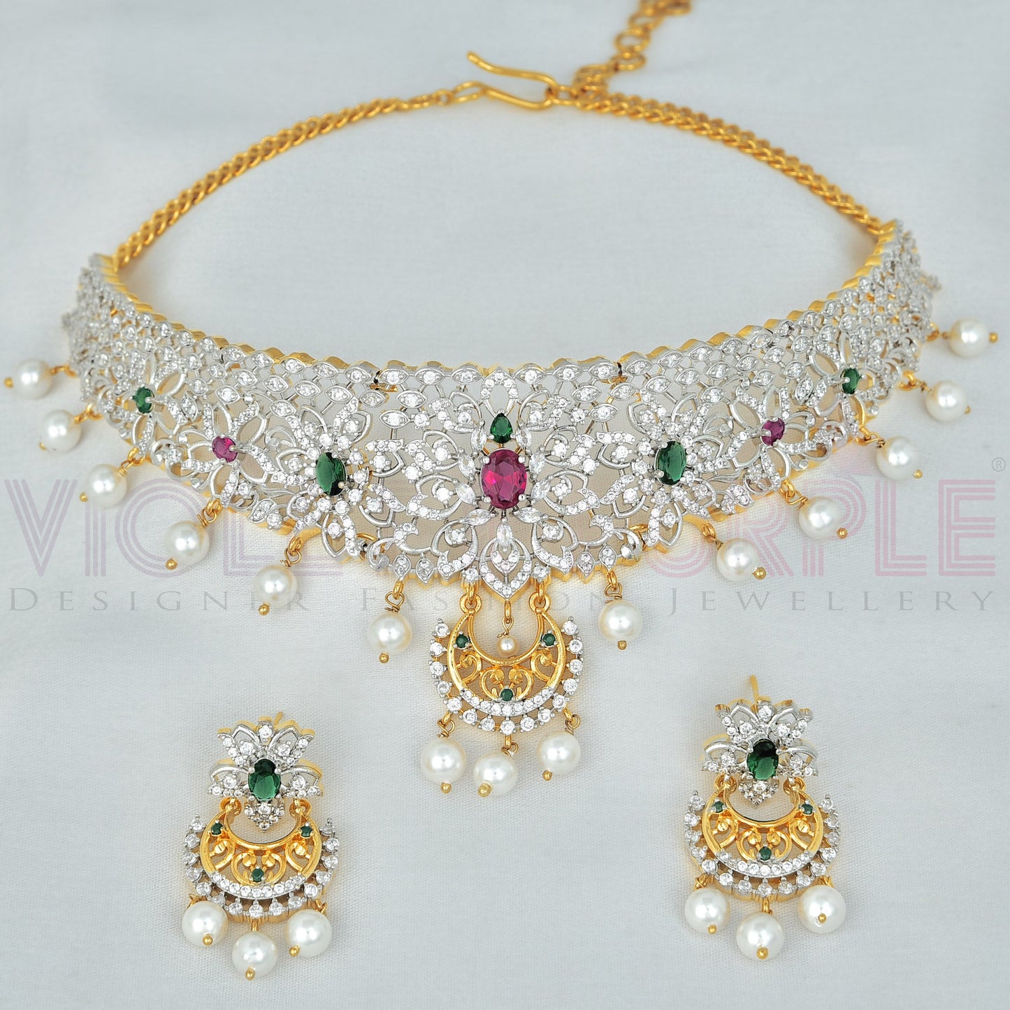 Zirconia Choker Set