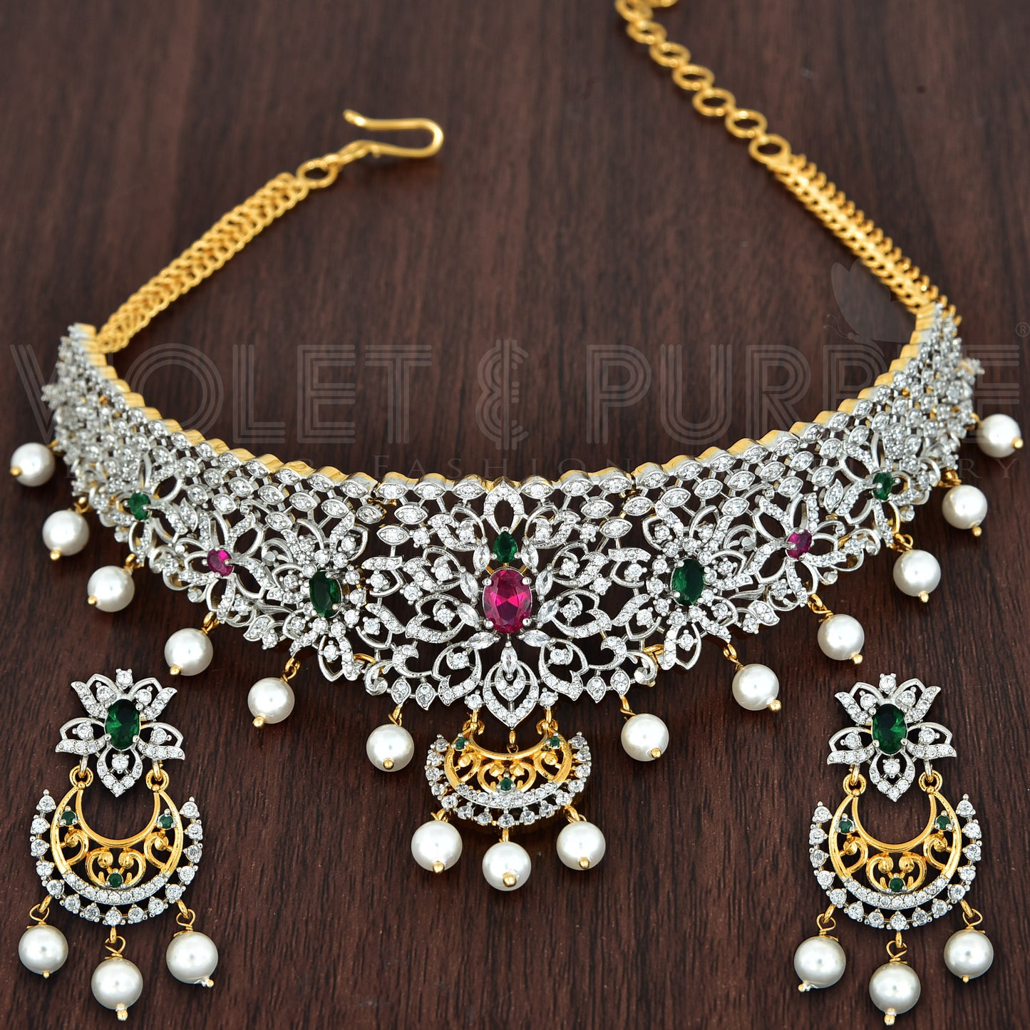 Zirconia Choker Set