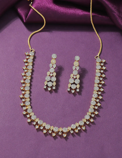 Designer Zirconia Elegance Necklace Set