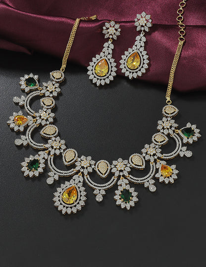 Designer Zirconia Elegance Necklace Set