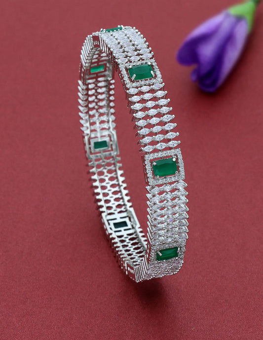 Zircon Kada Bangle