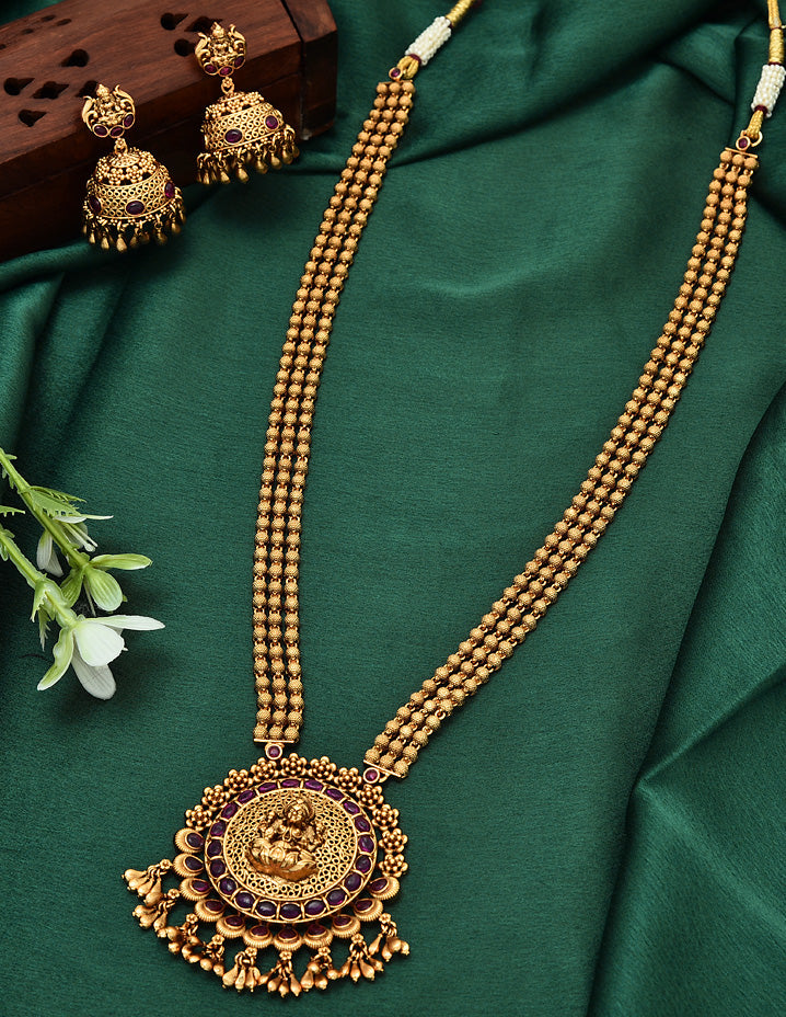 Designer Matt Kempu Long Haaram Set