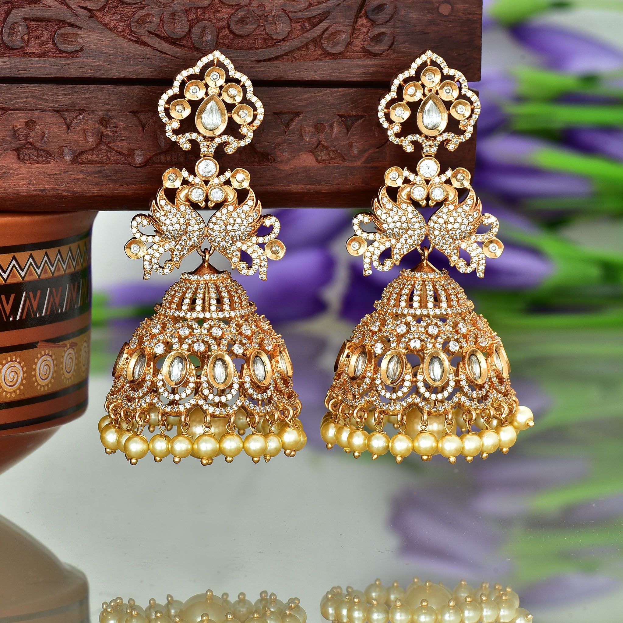 Shop Jhumka Earrings online for women | with Silverlinings