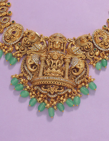 Designer Lakshmi Devi Necklace Set