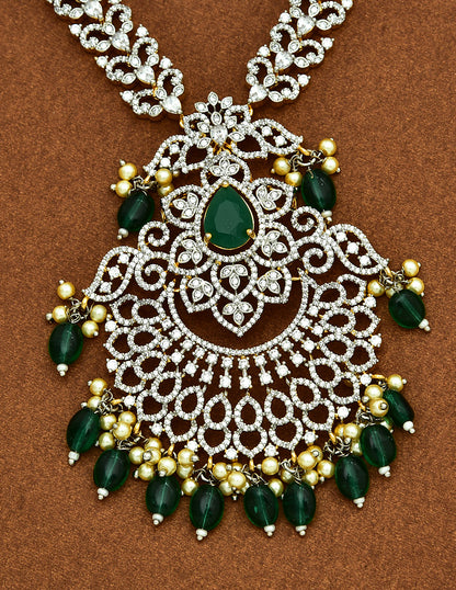 Designer GJ Zircon Long Haaram