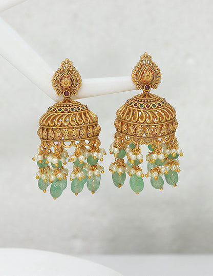 Designer Matt Kempu Royal Design Jhumka Earrings